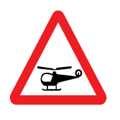 Low-flying helicopter or sudden helicopter noise