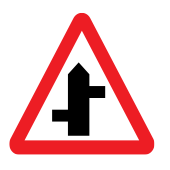 Junctions with secondary roads