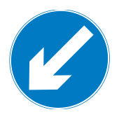 Keep left